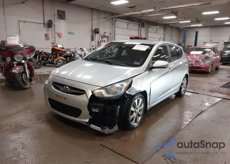 2013 Hyundai Accent Se z USA, uszkodzony, nr VIN KMHCU5AE9DU086265
